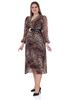 Immagine di PLUS SIZE CHIFFON ANIMAL PRINT DRESS
